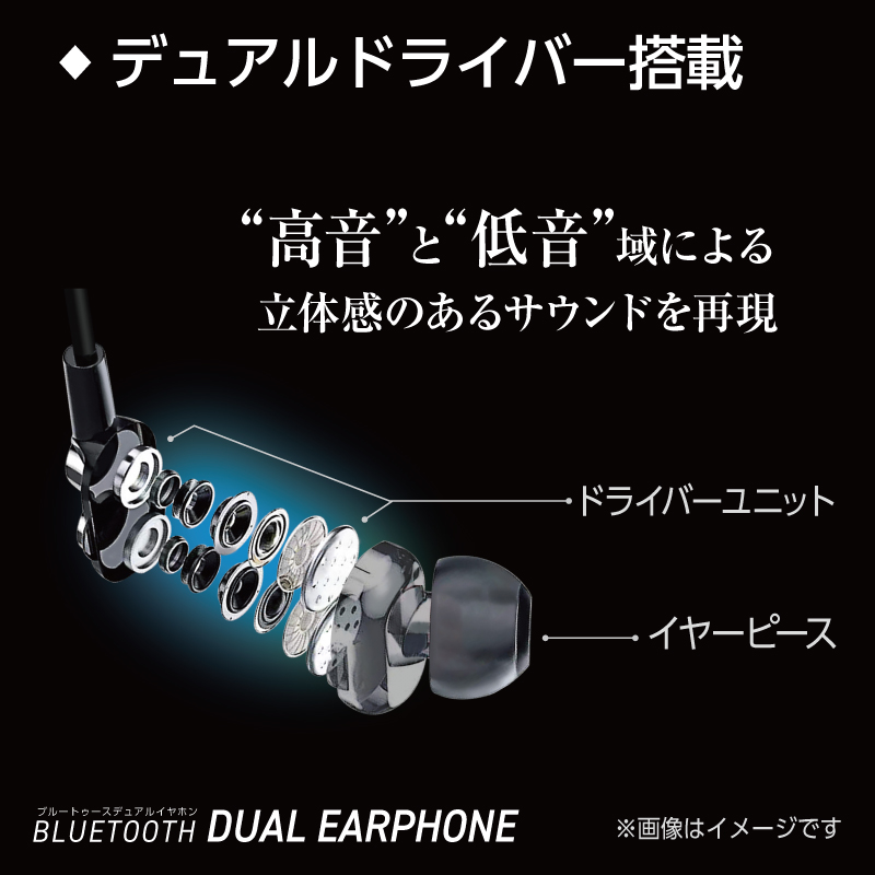 Bluetoothデュアルイヤホン BT0014　特徴